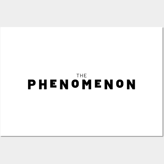 The Phenomenon - Black Logo Wall Art by The Phenomenon